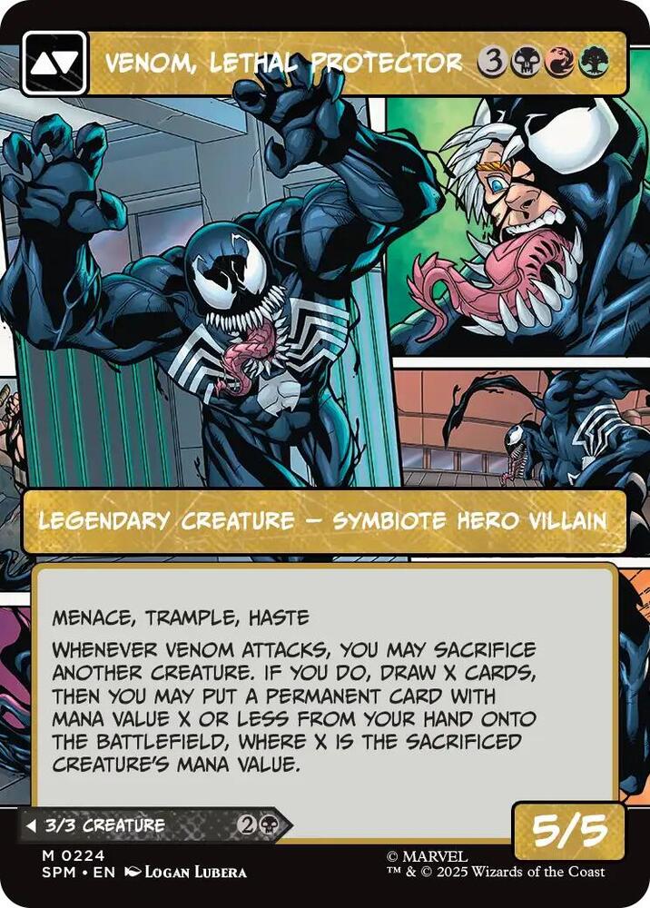 Eddie Brock (0224) (Borderless) (Back)