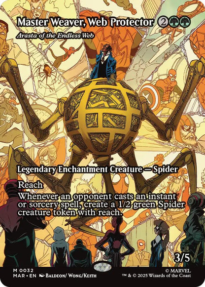 Master Weaver, Web Protector - Arasta of the Endless Web (Borderless)