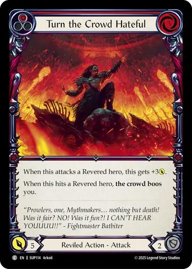 Turn the Crowd Hateful (Red)