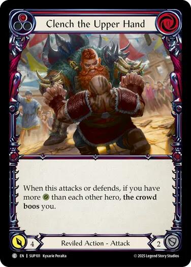 Clench the Upper Hand (Red)