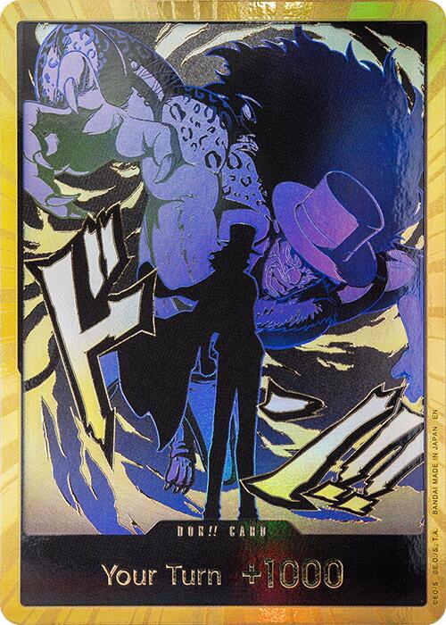 DON!! Card (Rob Lucci) (Gold)