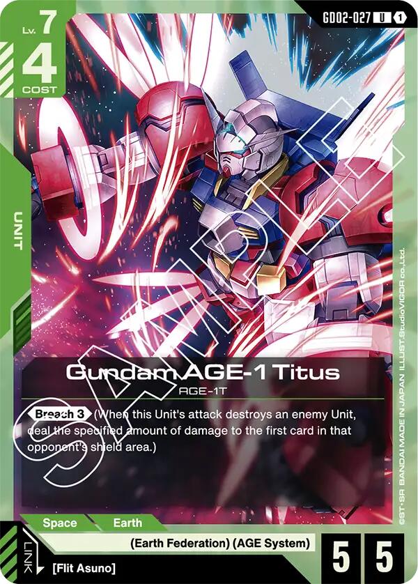 Gundam AGE-1 Titus (GD02-027)