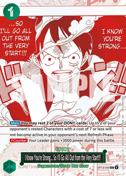 I Know You're Strong... So I'll Go All Out from the Very Start!!! (3rd Anniversary Treasure Campaign Pack)