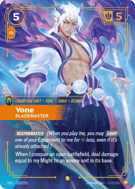 Yone - Blademaster (Overnumbered)