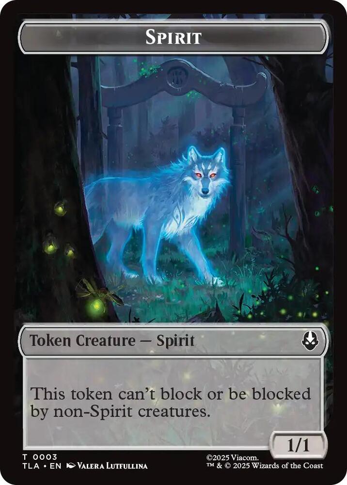 Clue (0015) // Spirit (0003) Double-Sided Token (Back)