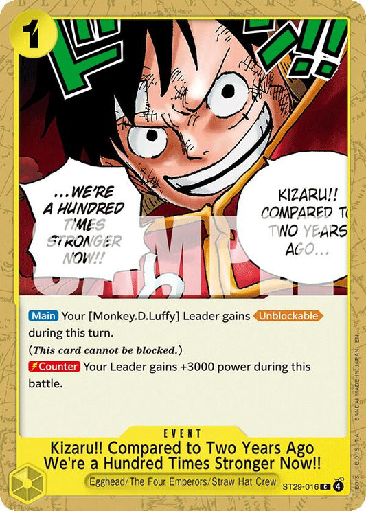 Kizaru!! Compared to Two Years Ago We're a Hundred Times Stronger Now!!
