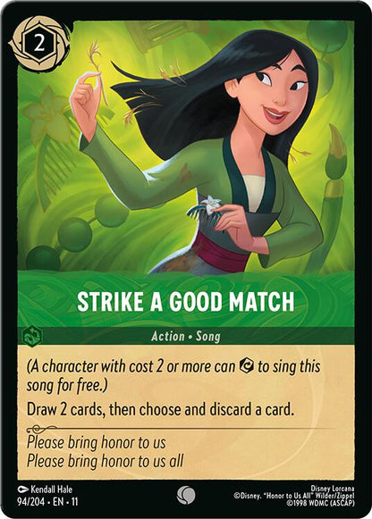 Strike a Good Match