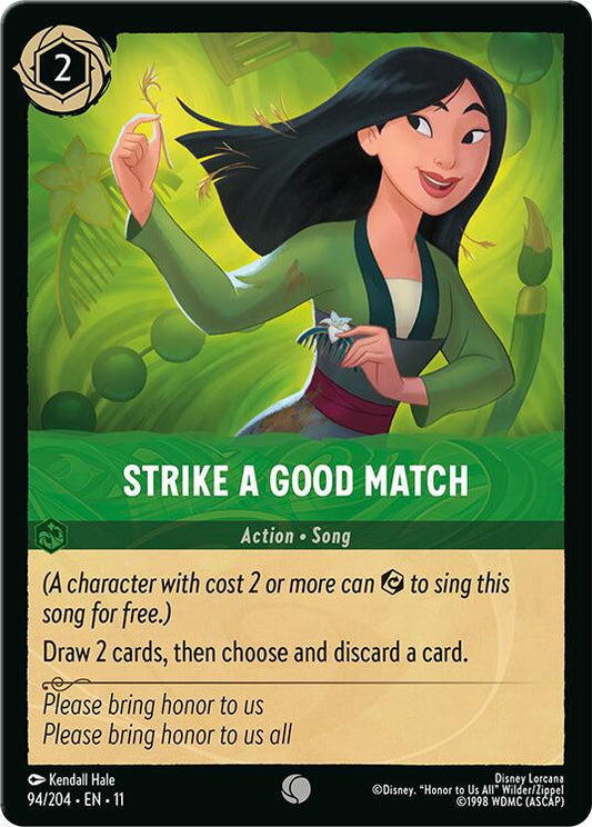 Strike a Good Match