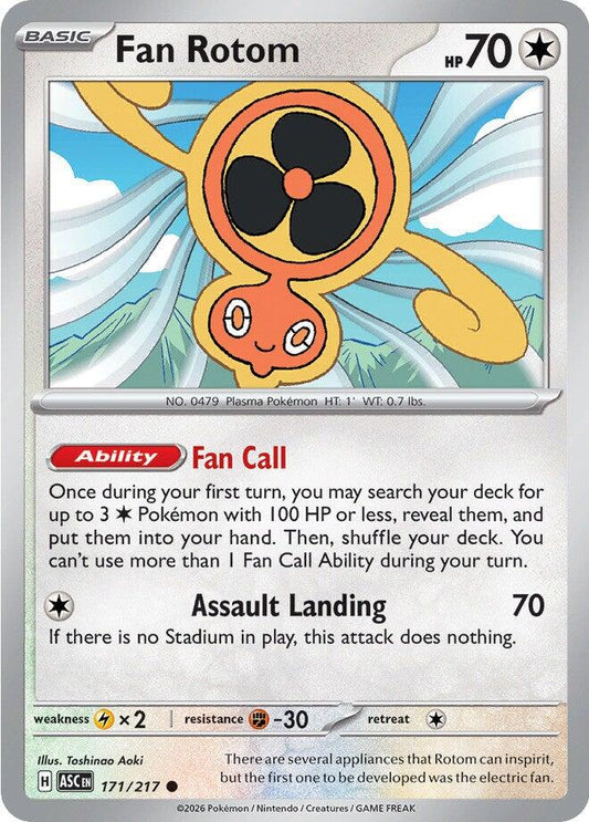 Fan Rotom - 171/217