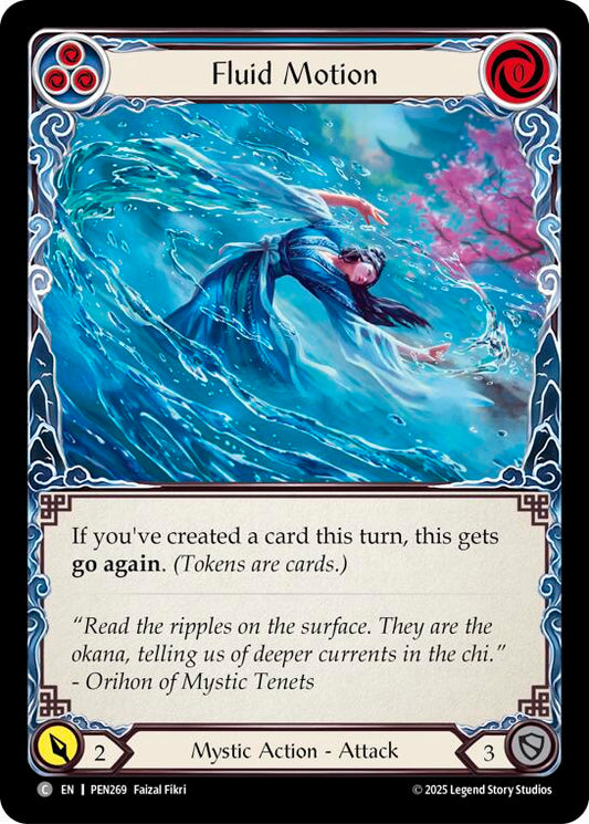 Fluid Motion (Blue)