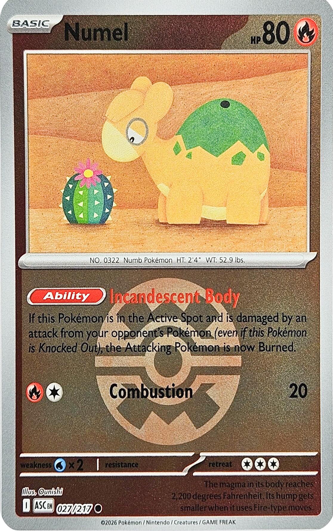 Numel - 027/217 (Quick Ball)