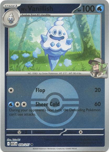 N's Vanillish (Poke Ball)