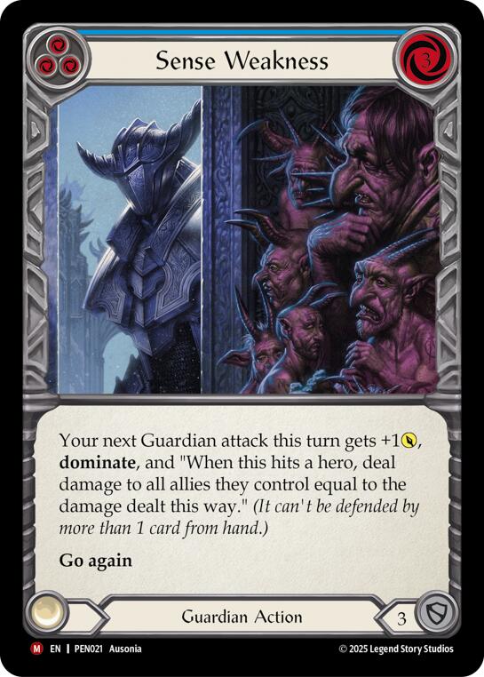 Sense Weakness (Blue)