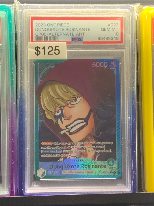 Donquixote Rosinante AA Leader OP05-022 PSA 10