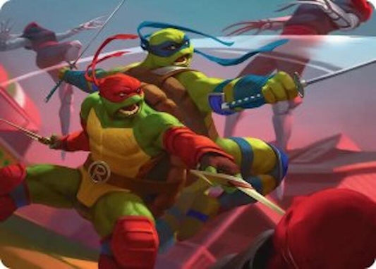 Raph & Leo, Sibling Rivals Art Card