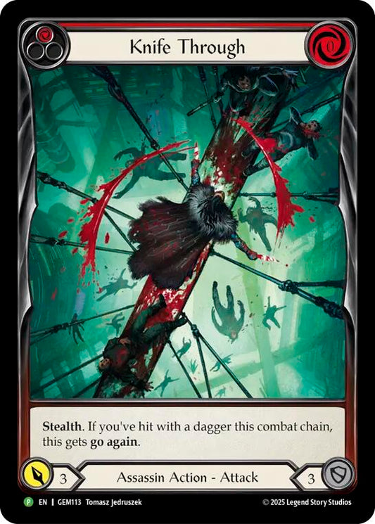 Knife Through (Red)