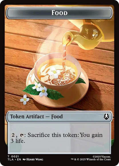Clue (0018) // Food (0021) Double-Sided Tokens (Back)