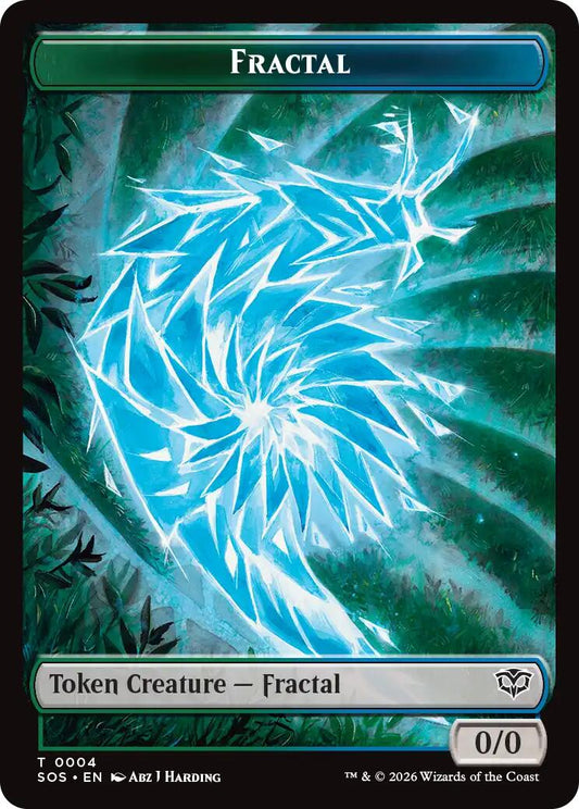 Fractal (0004) // Pest (0008) Double-Sided Token