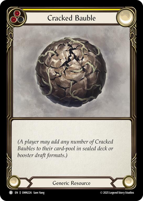 Cracked Bauble (Yellow)