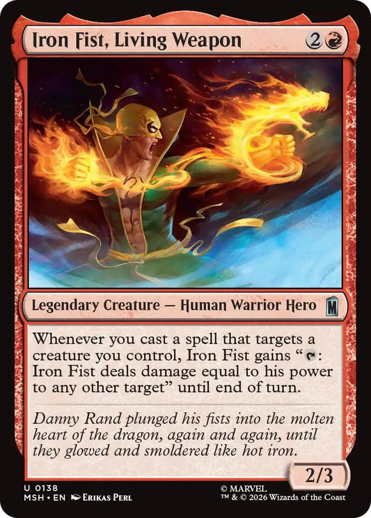 Iron Fist, Living Weapon