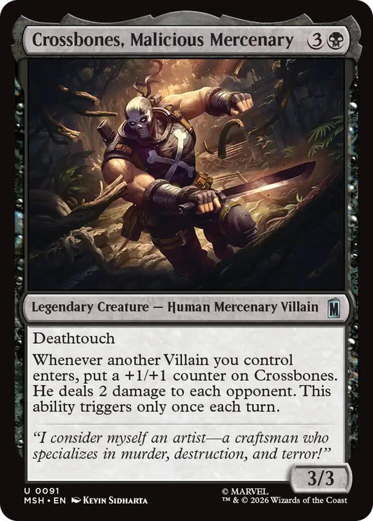 Crossbones, Malicious Mercenary