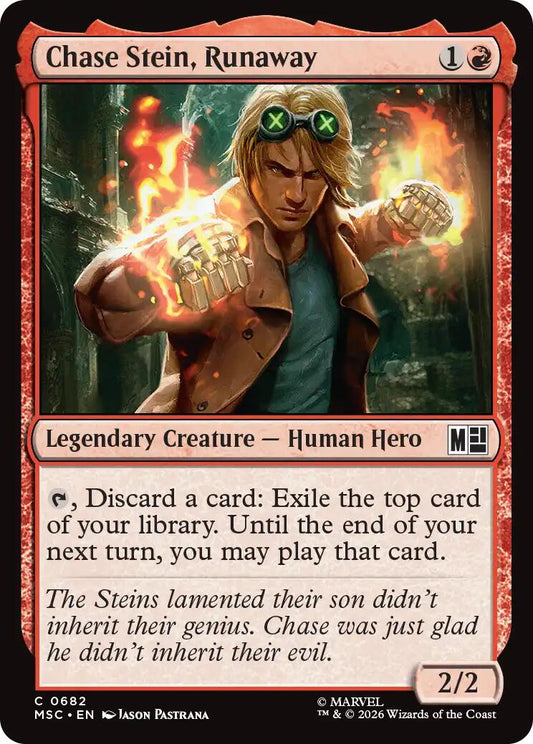 Chase Stein, Runaway