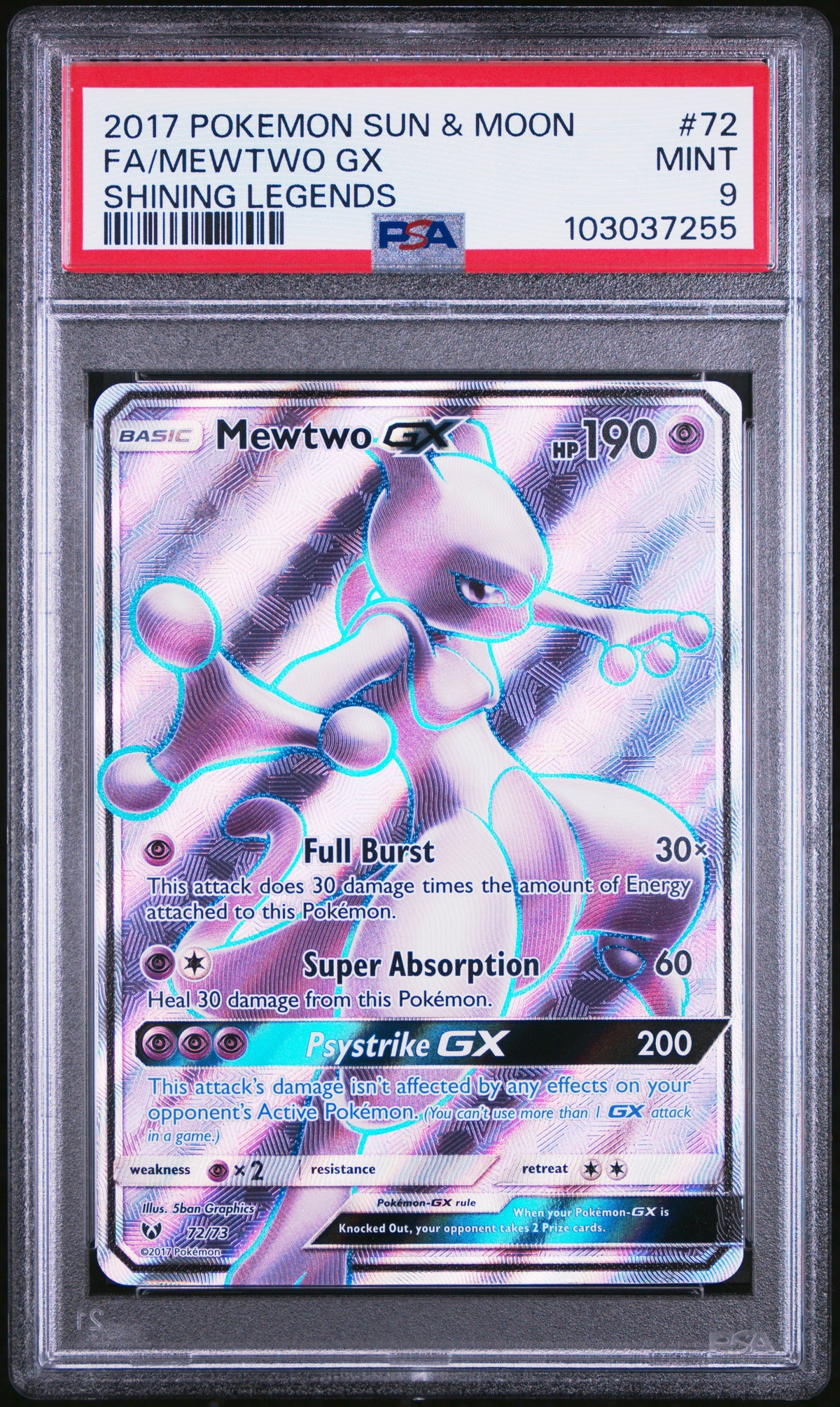 Mewtwo GX (Full Art) [SHL - 72/73]