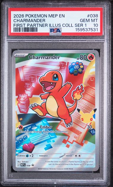 2026 Pokemon First Partner Kanto Trio PSA 10 Sequential Set - Bulbasaur Charmander Squirtle PSA 10