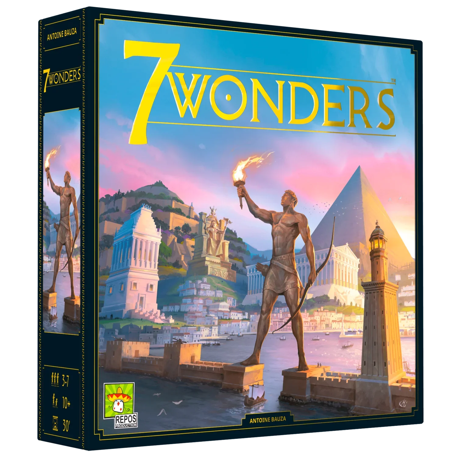 7 Wonders board game box