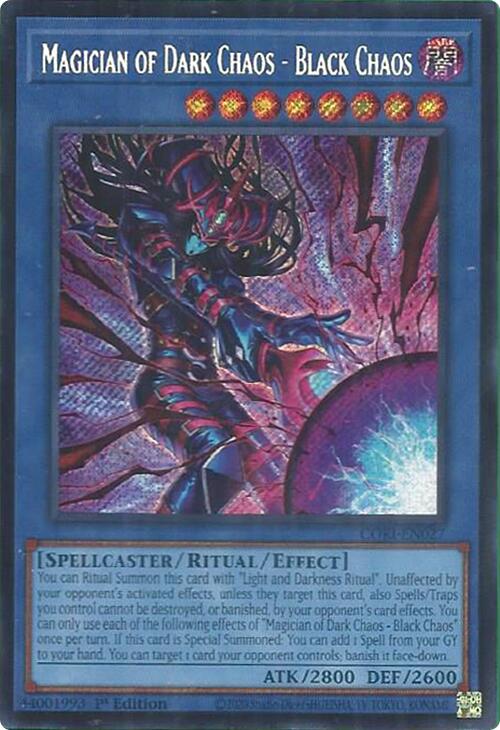 Magician of Dark Chaos - Black Chaos (Secret Rare)