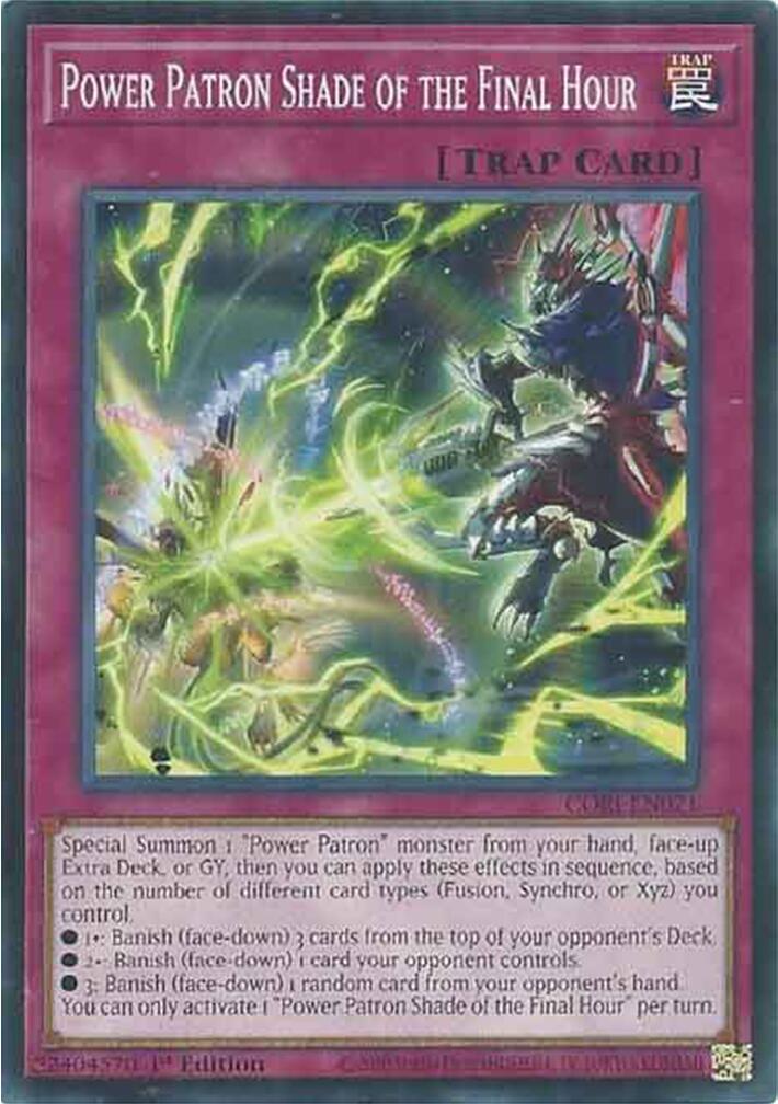 Power Patron Shade of the Final Hour