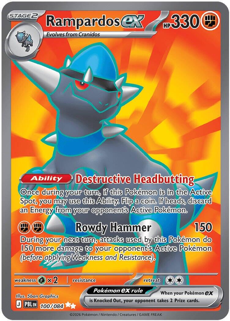 Rampardos ex - 100/084