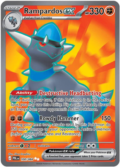 Rampardos ex - 100/084