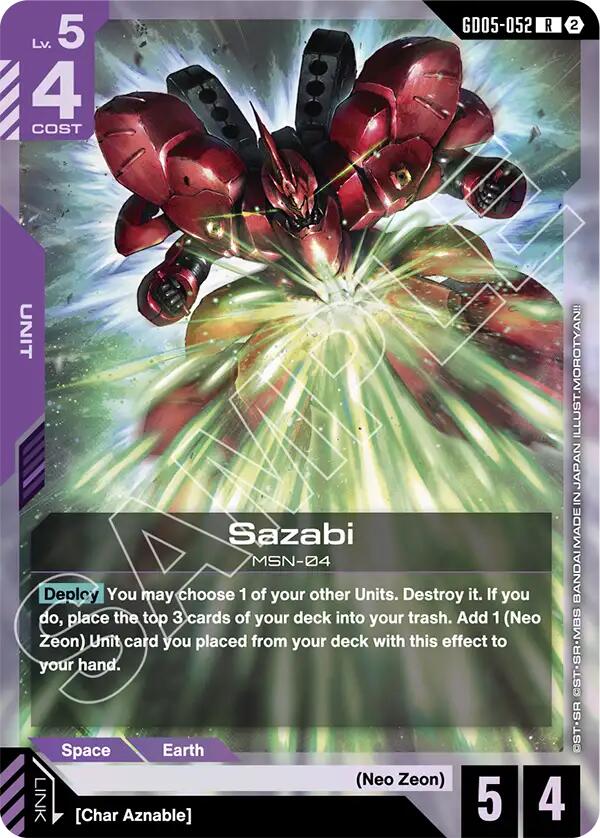 Sazabi (GD05-052)