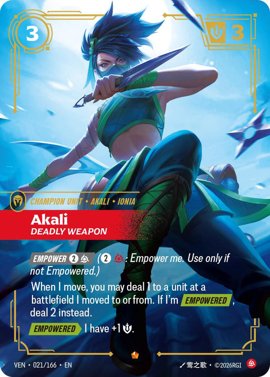 Akali, Deadly Weapon