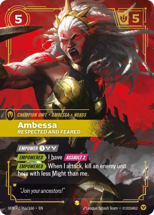 Ambessa, Respected and Feared (Alternate Art)