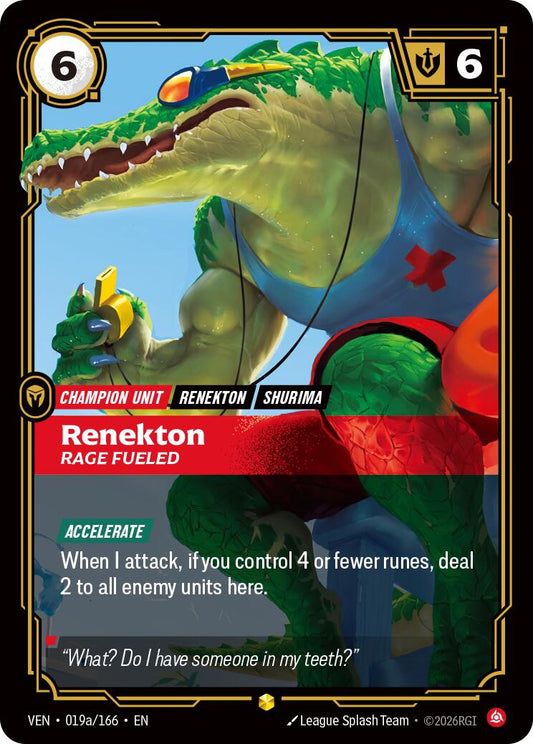 Renekton, Rage Fueled (Alternate Art)