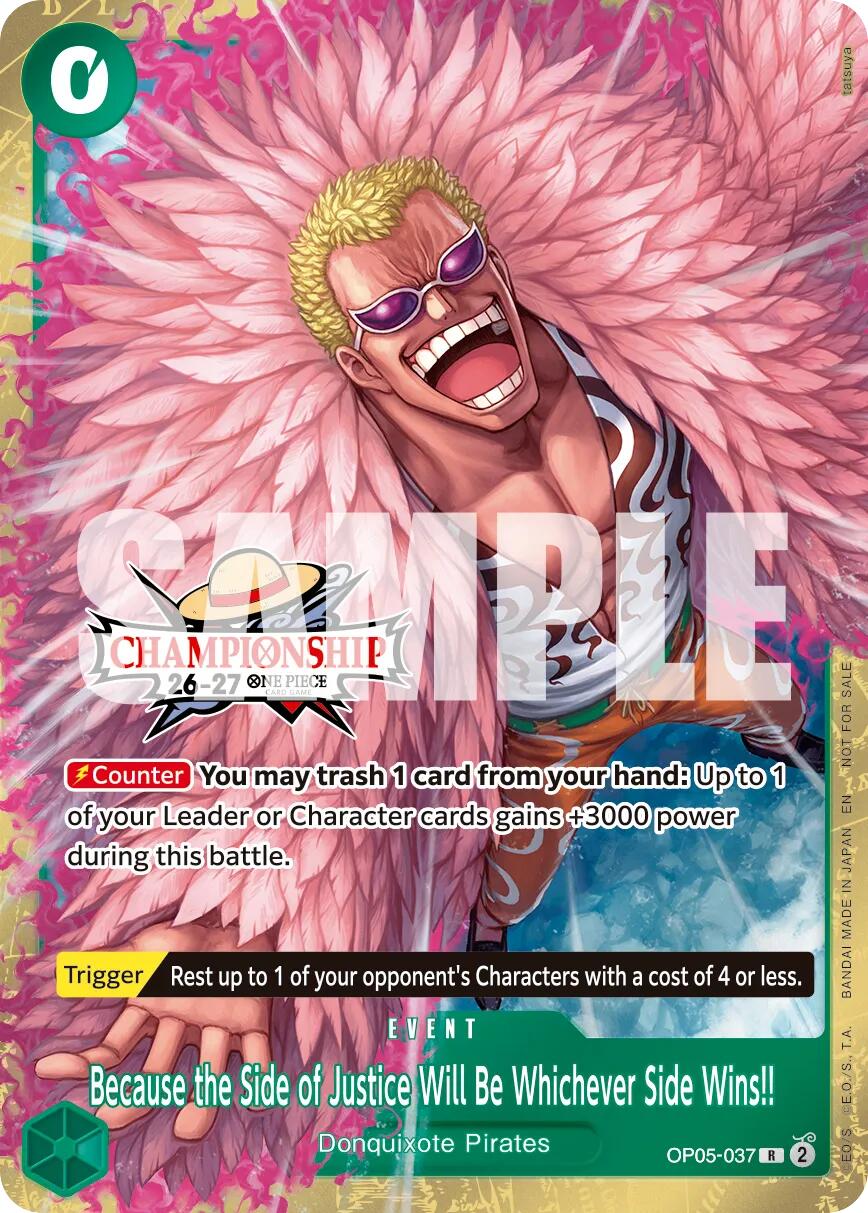 Because the Side of Justice Will Be Whichever Side Wins!! (CS 26-27 Celebration Pack)