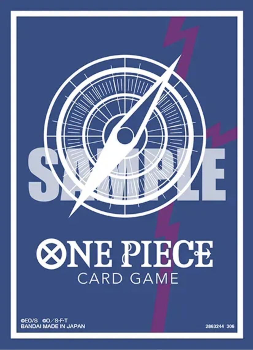 One Piece Card Game Official Sleeves: Assortment 16 - Standard blue ver. Rocks.D.Xebec (70-Pack)