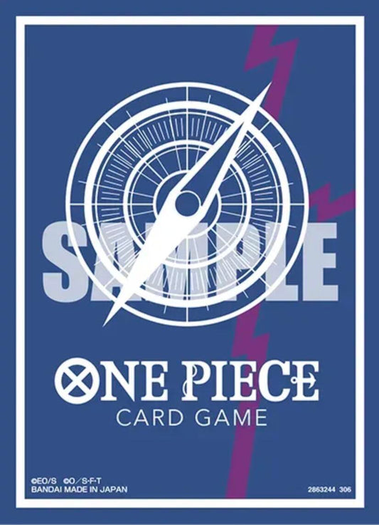 One Piece Card Game Official Sleeves: Assortment 16 - Standard blue ver. Rocks.D.Xebec (70-Pack)