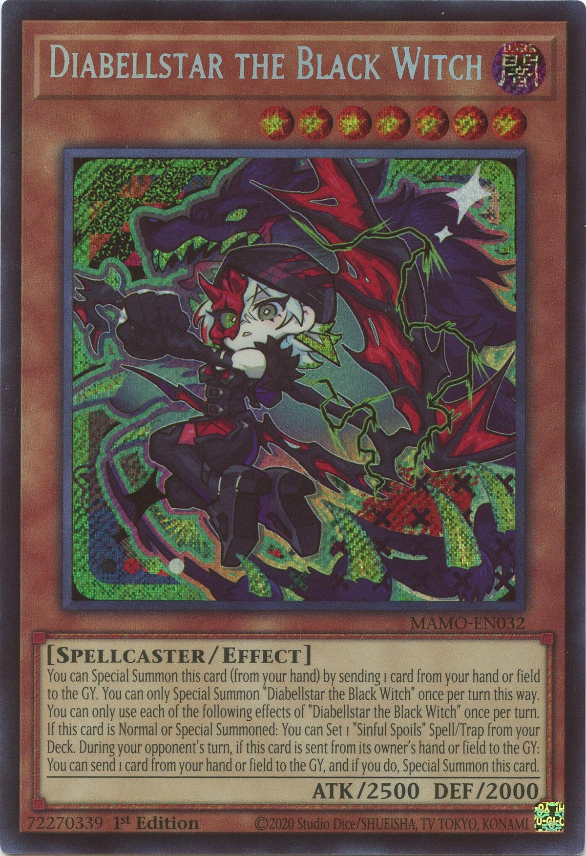 Diabellstar the Black Witch (Secret Rare)