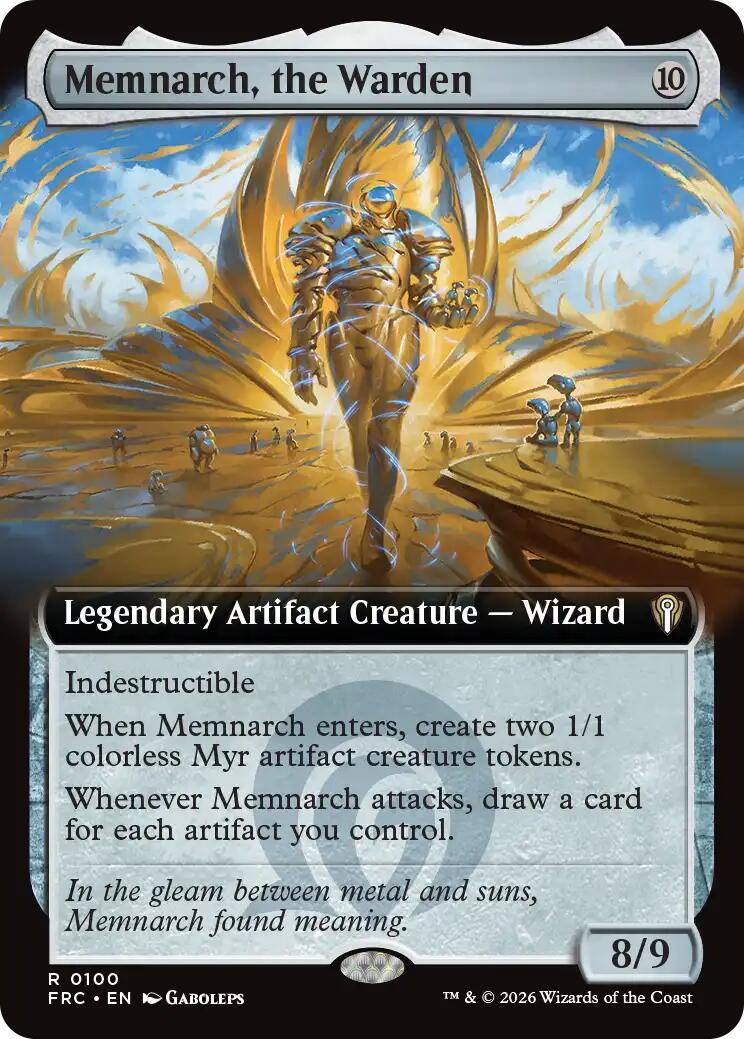 Memnarch, the Warden (Extended Art)