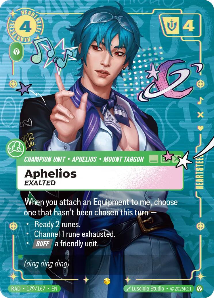Aphelios, Exalted (Heartsteel Overnumbered)