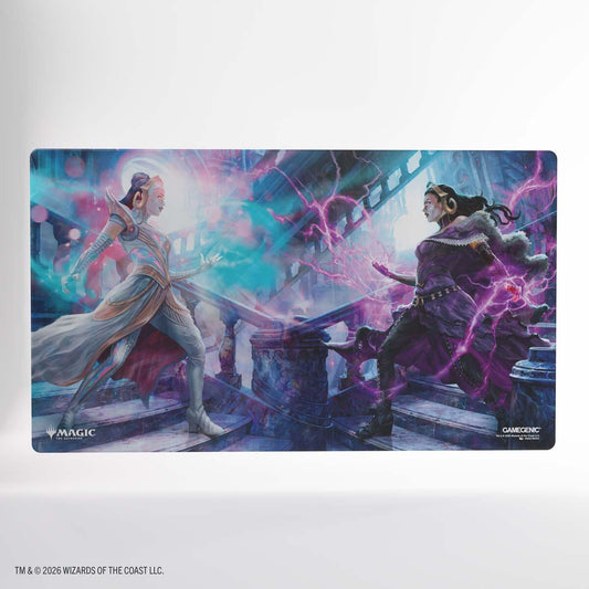 Magic: The Gathering Reality Fracture Shiny Playmat - Liliana, Devoted Healer/Liliana, Callous Necromancer