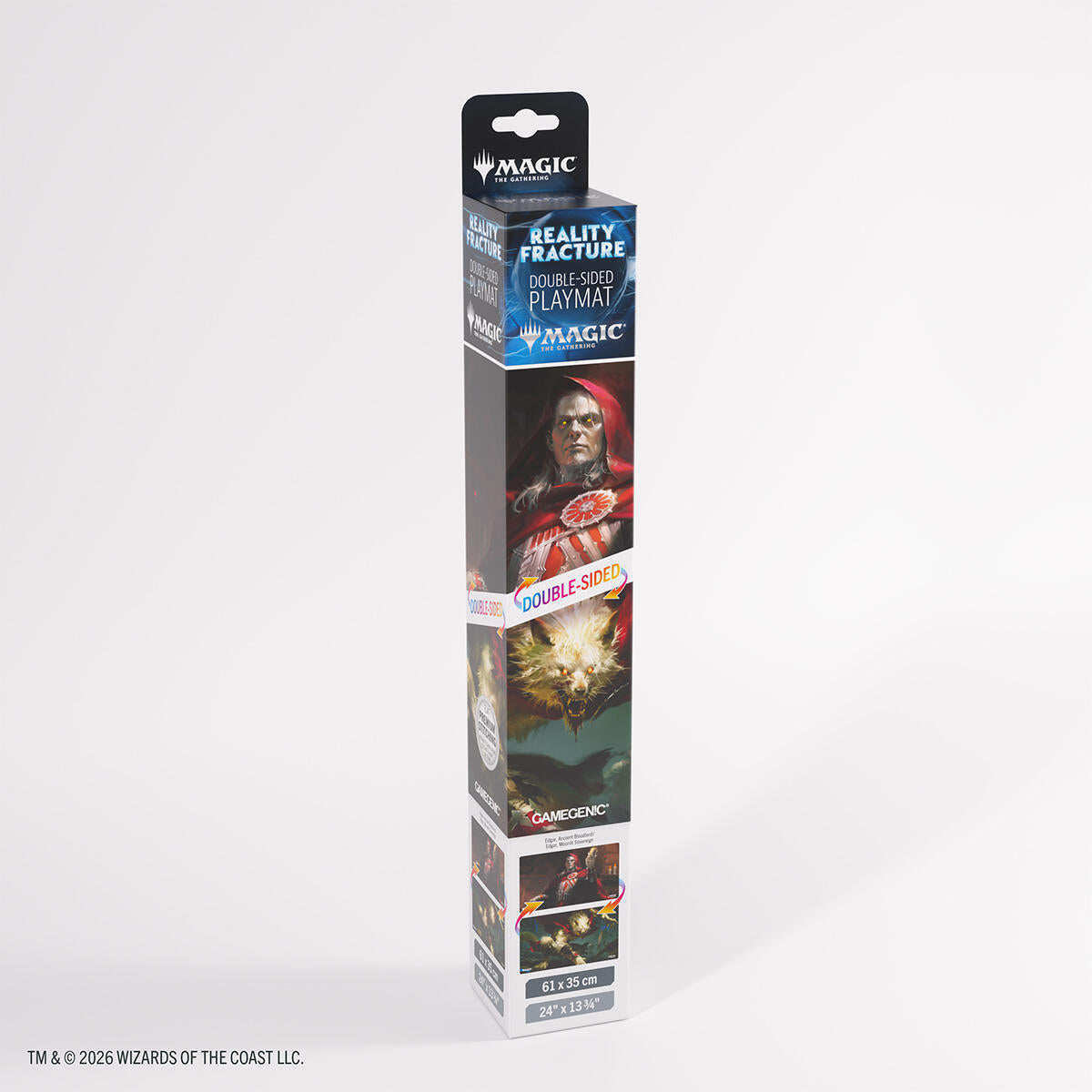 Magic: The Gathering Reality Fracture Double-sided Playmat - Edgar, Ancient Bloodlord/Edgar, Moonlit Sovereign