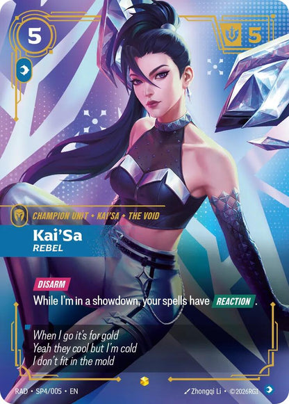 Kai'Sa, Rebel (K/DA Special Art Card)