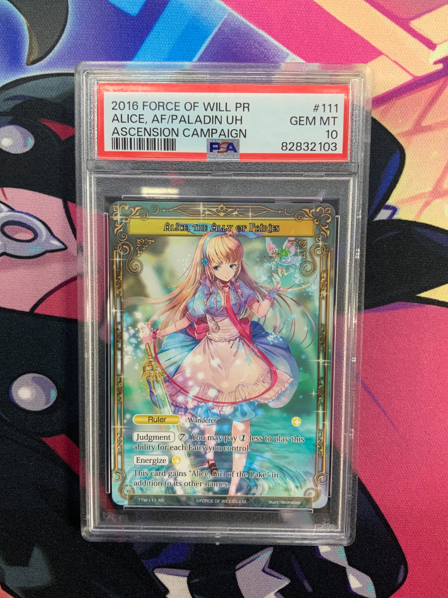 Alice, the Ally of Fairies - 2016 Force of Will - Ascension Campaign - PSA 10
