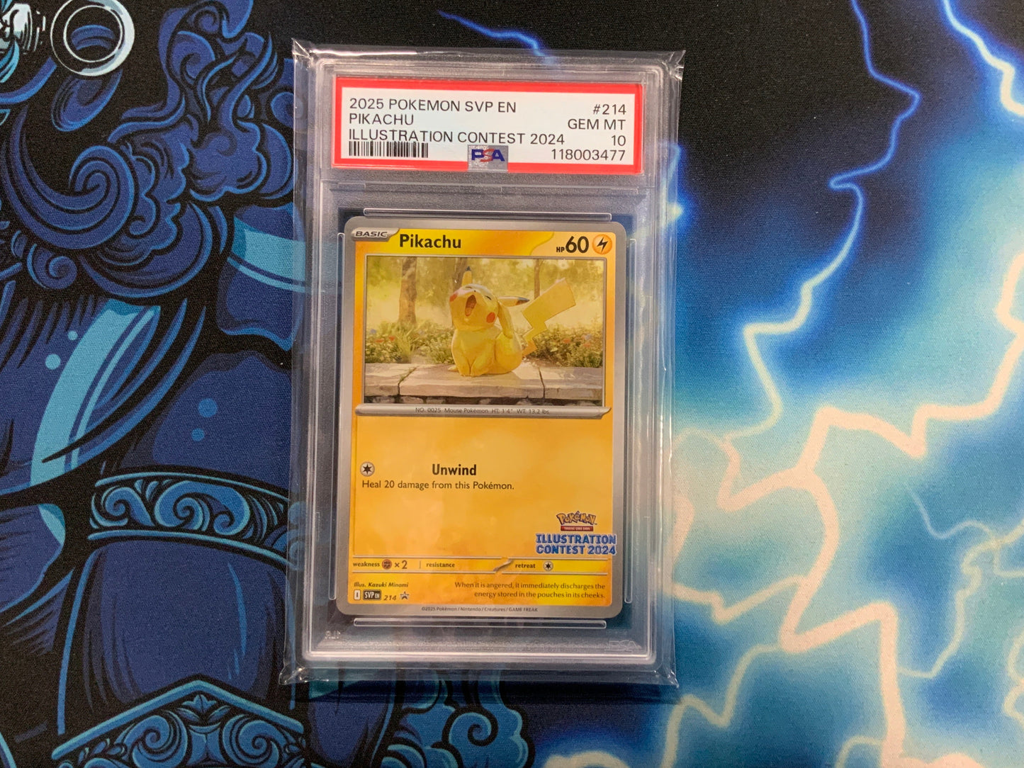 Pikachu Illustration Contest 2024 PSA 10