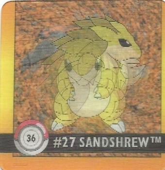 1999 Pokémon Artbox Action Flipz #36 Sandshrew / Sandslash – Premier Edition