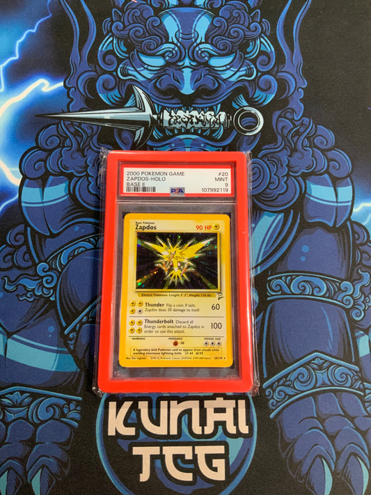 Zapdos Base Set 2 Holo 20/130 PSA 9